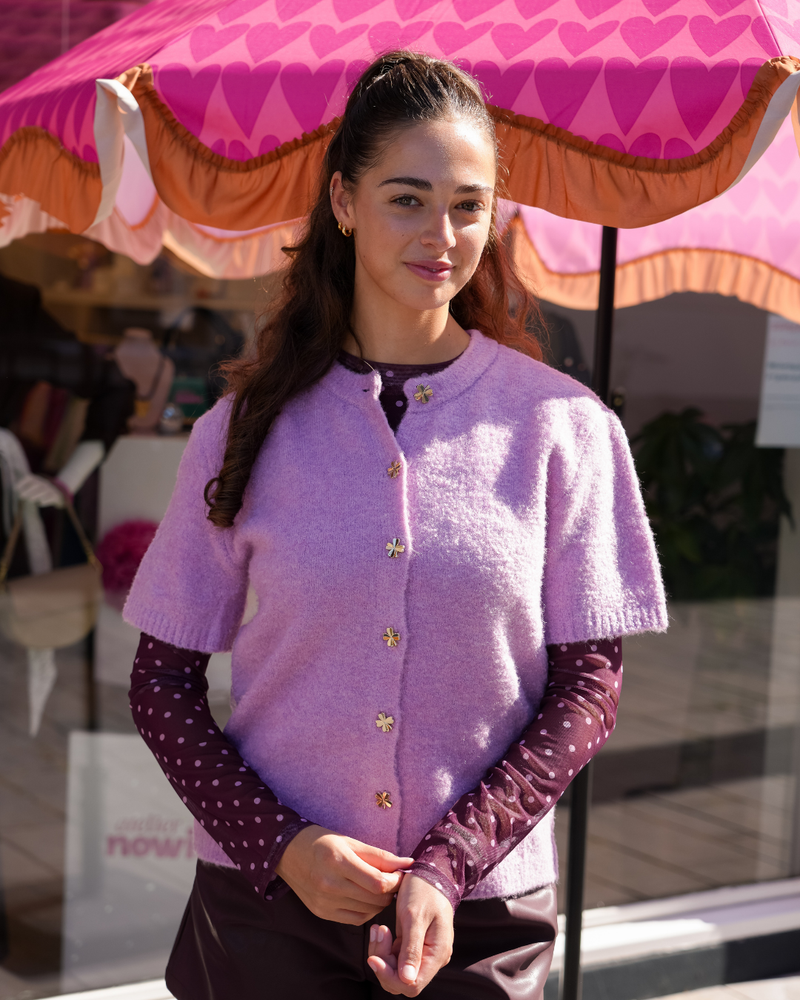Cardigan Kitty | Violet | Ydence