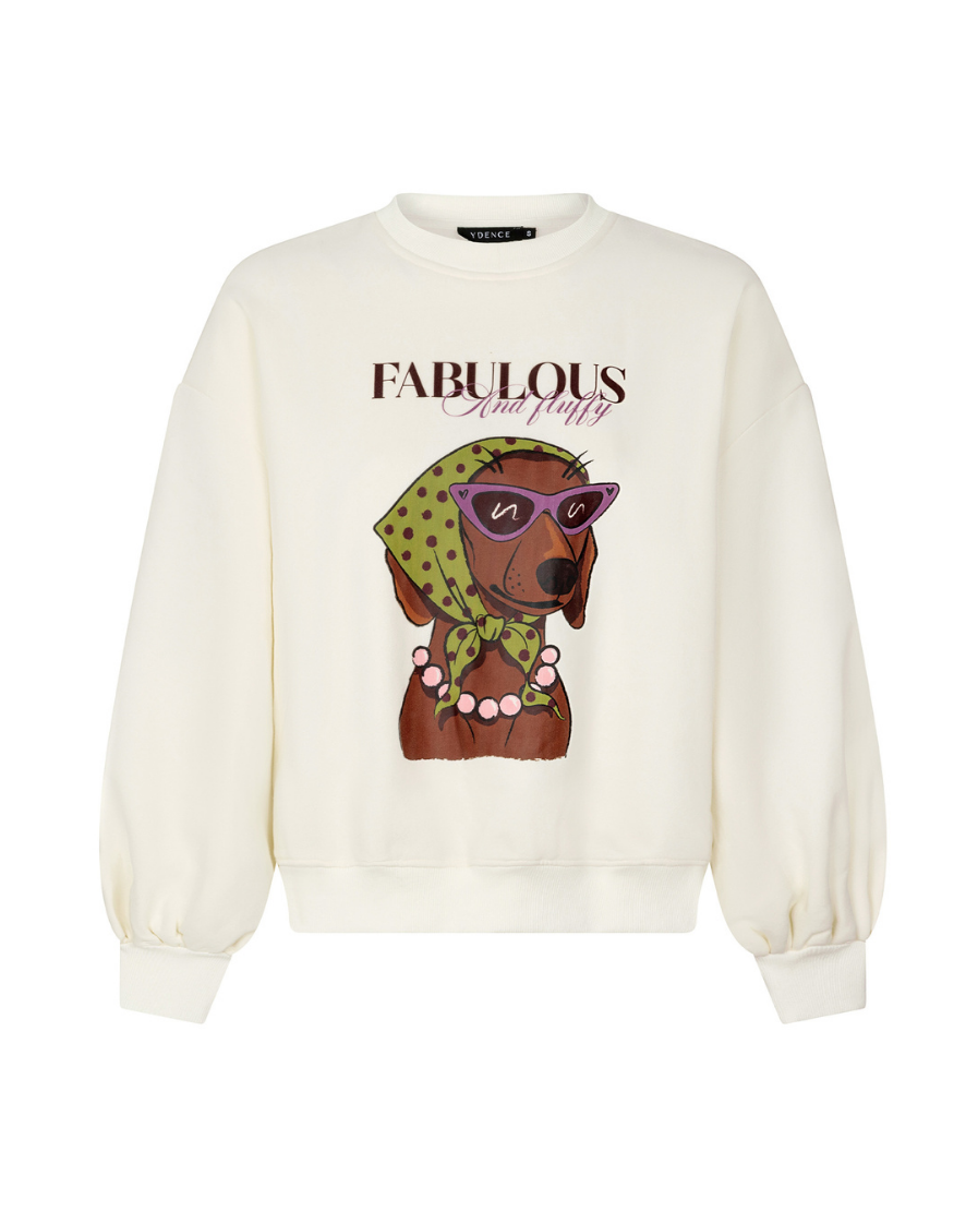 Sweater Fabulous and fluffy | Ecru | Ydence