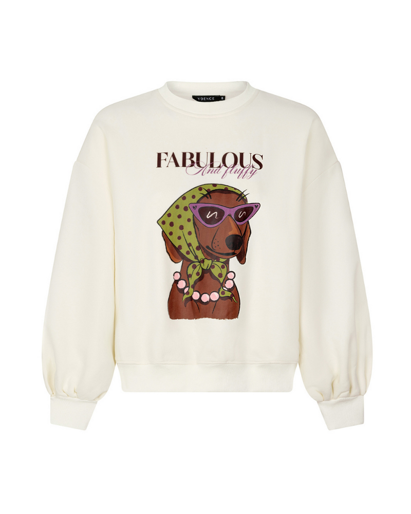 Sweater Fabulous and fluffy | Ecru | Ydence
