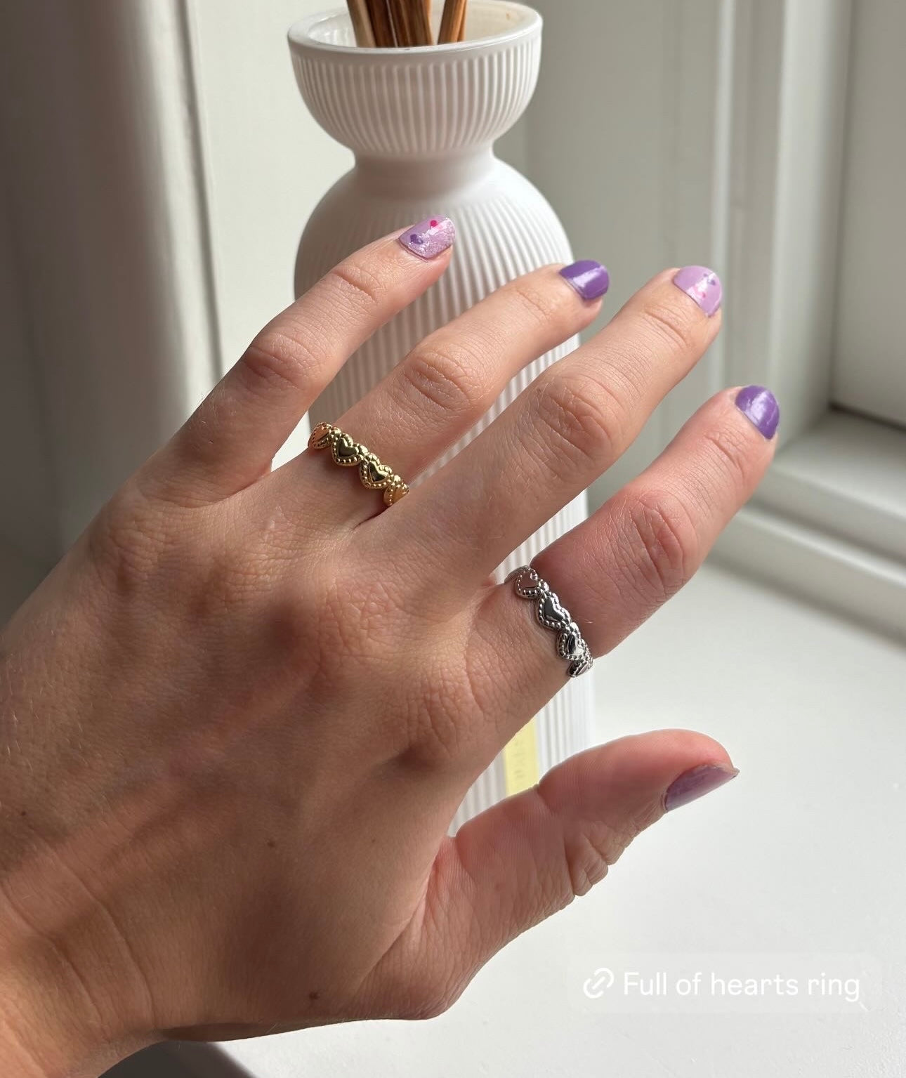 Full of hearts ring