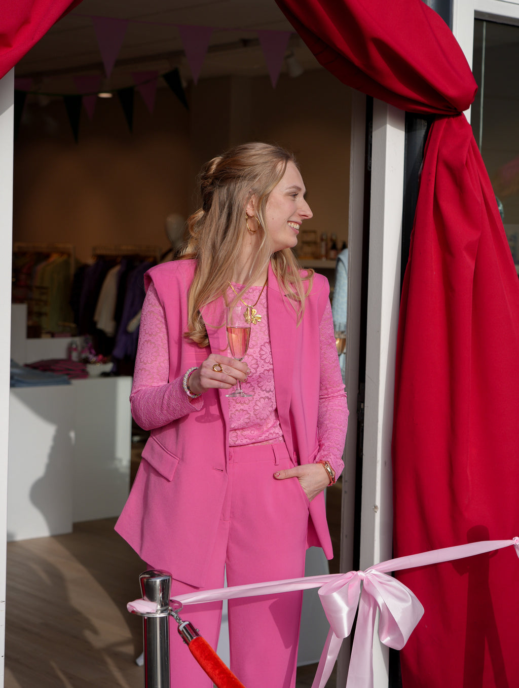 Gilet Lima pink | Ydence