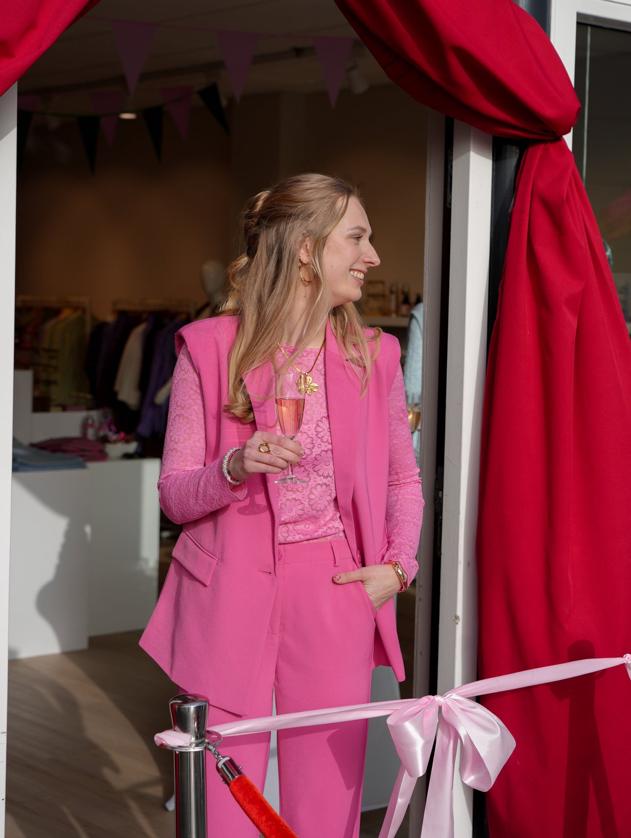 Gilet Lima pink | Ydence