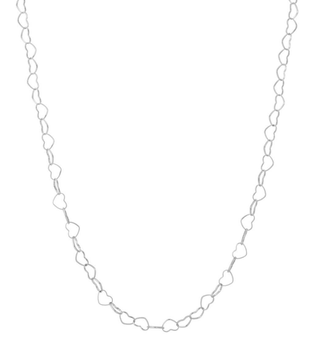 Long heart necklace