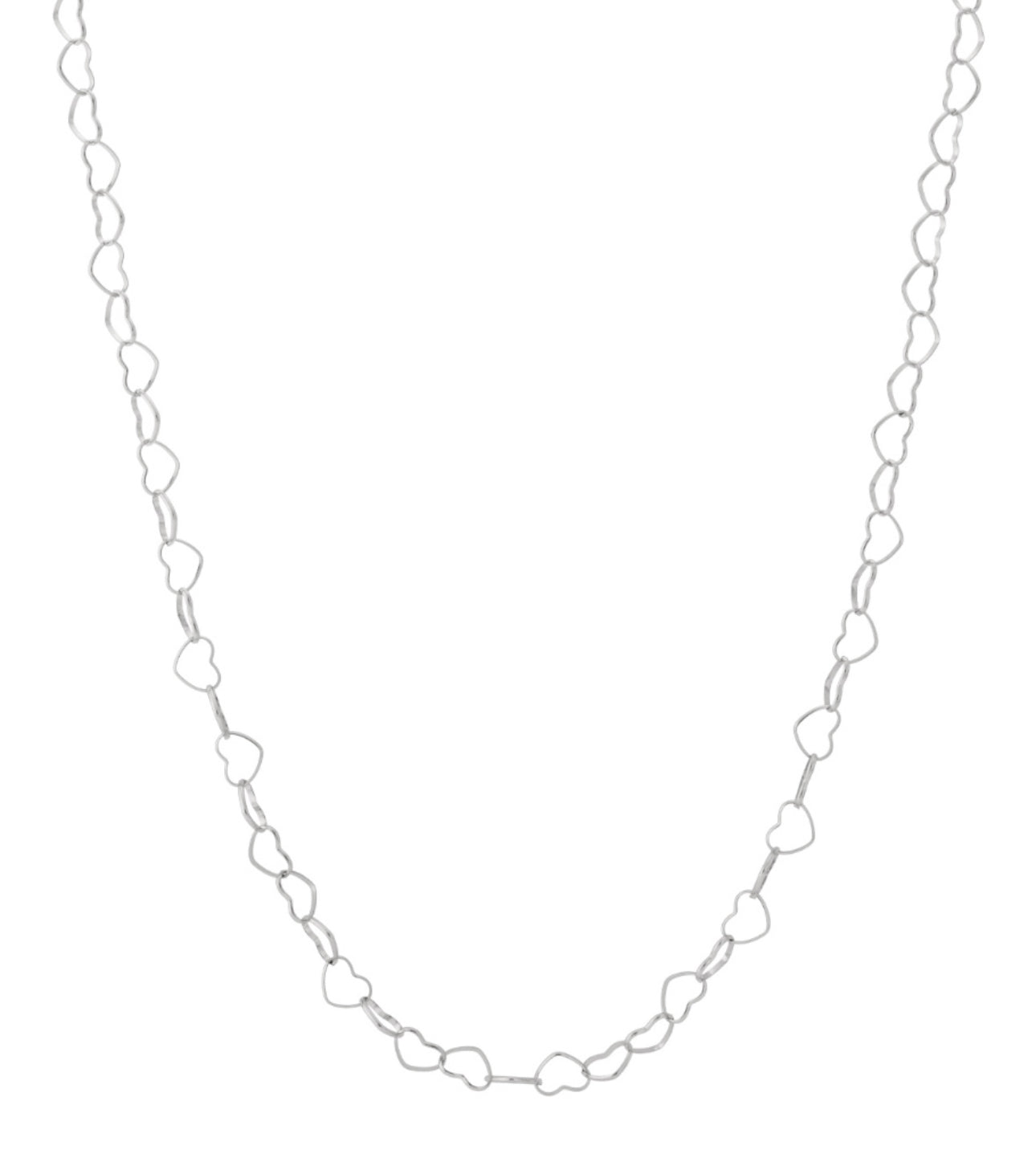 Long heart necklace