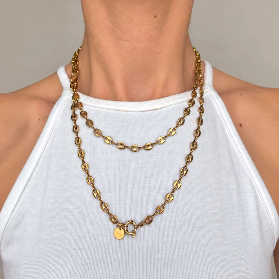 Necklace Golden Beans | Studio Frenchie