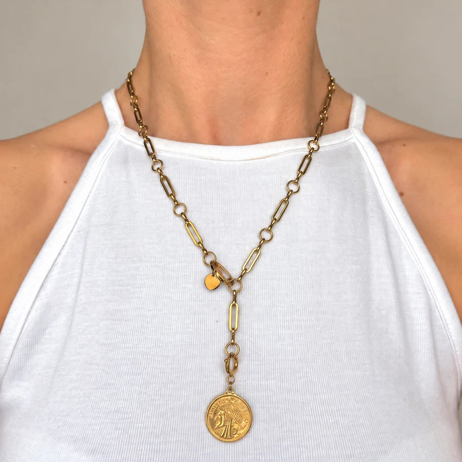 Charm Golden Coin | Studio Frenchie