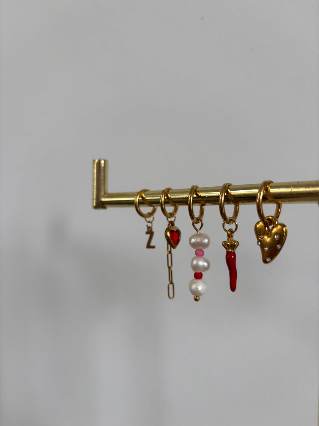 Colour pearl hoop | per stuk