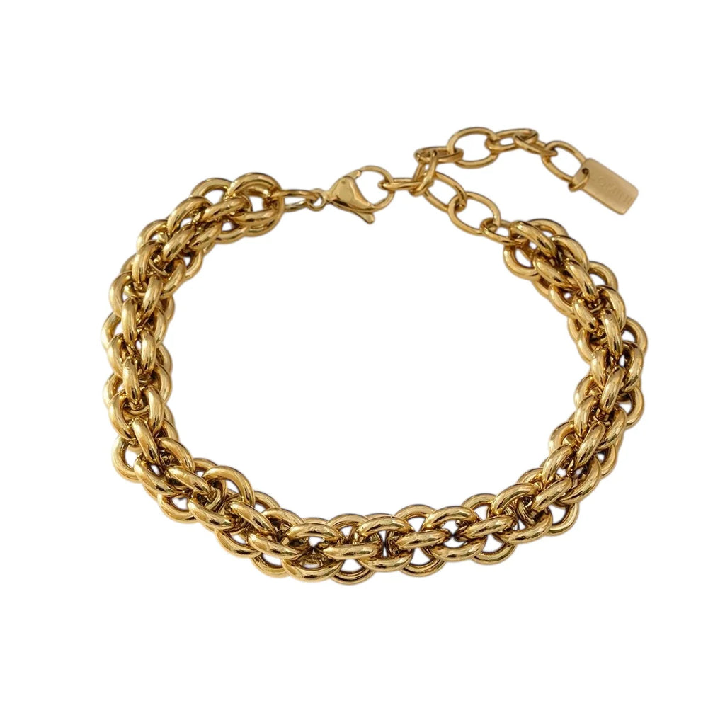 Chunky bracelet | zilver of goud