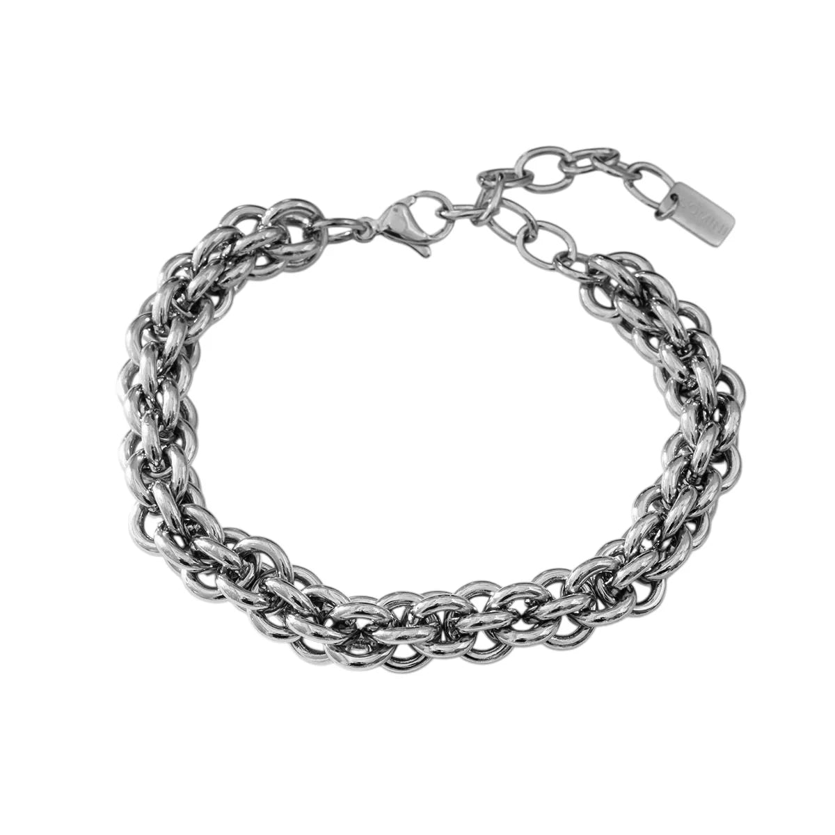 Chunky bracelet | zilver of goud
