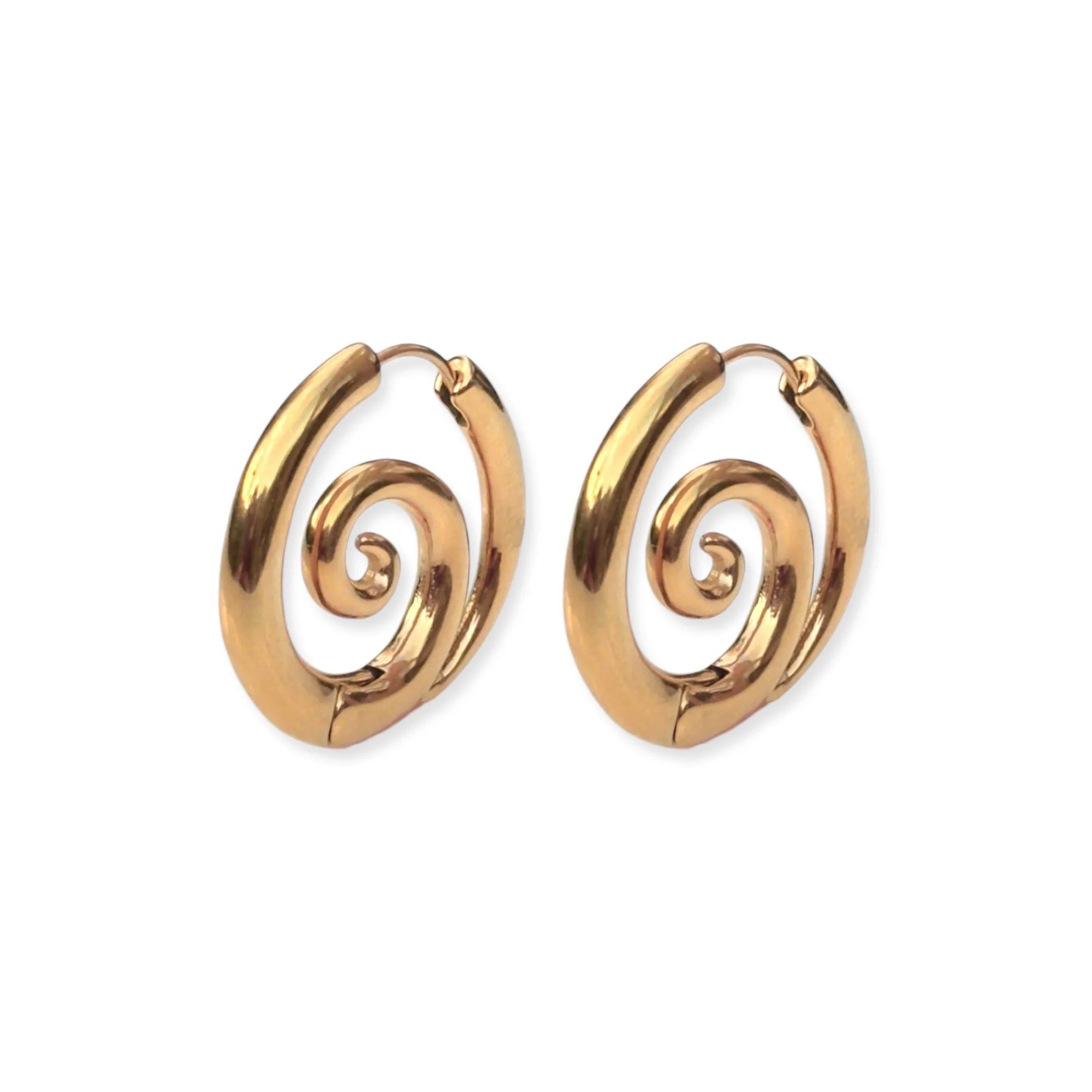 Earrings Golden Spiral | Studio Frenchie