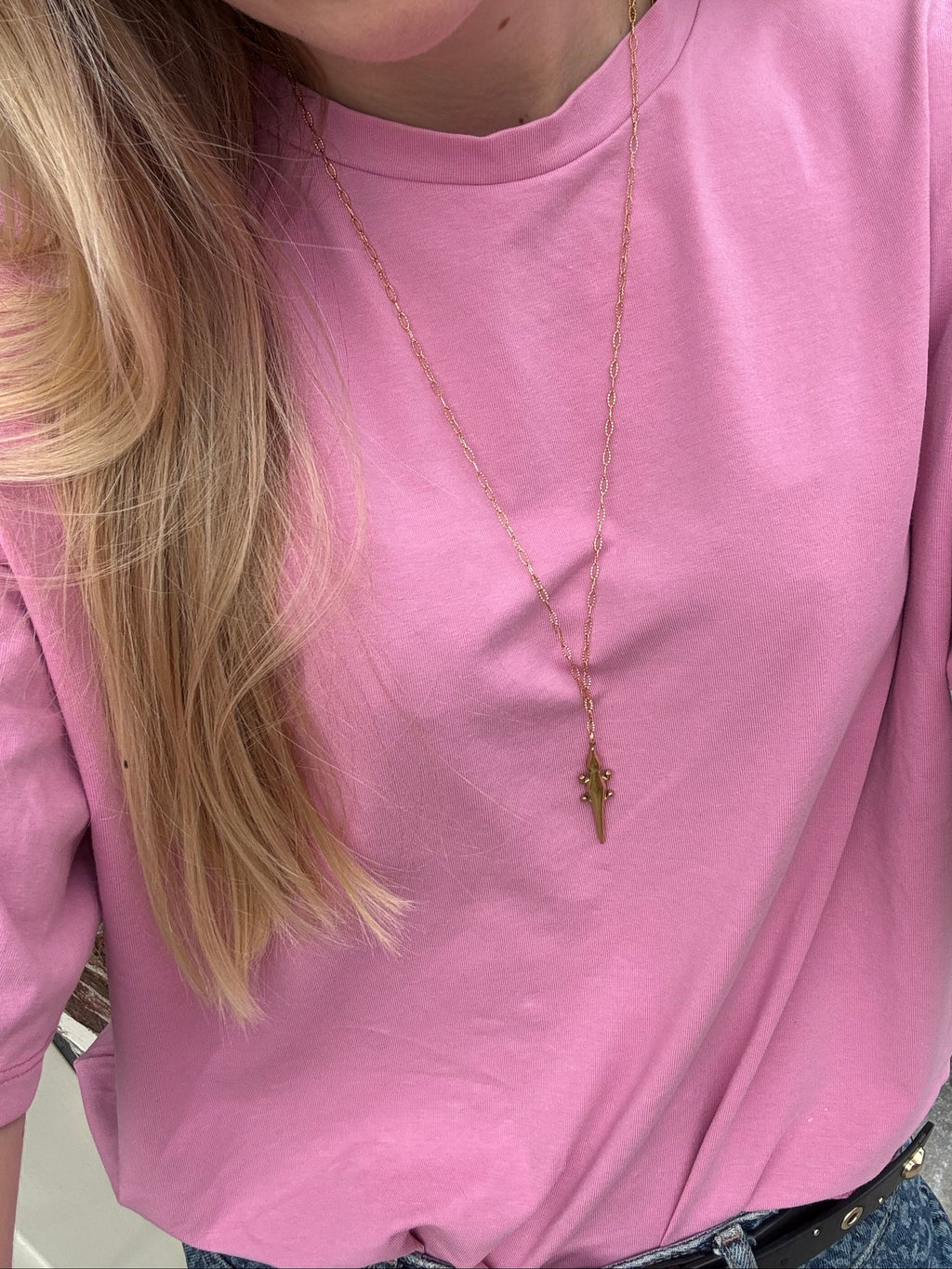 Krokodil ketting | lang