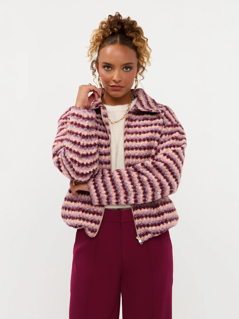 Jacket Evelina | Burgundy | Ydence