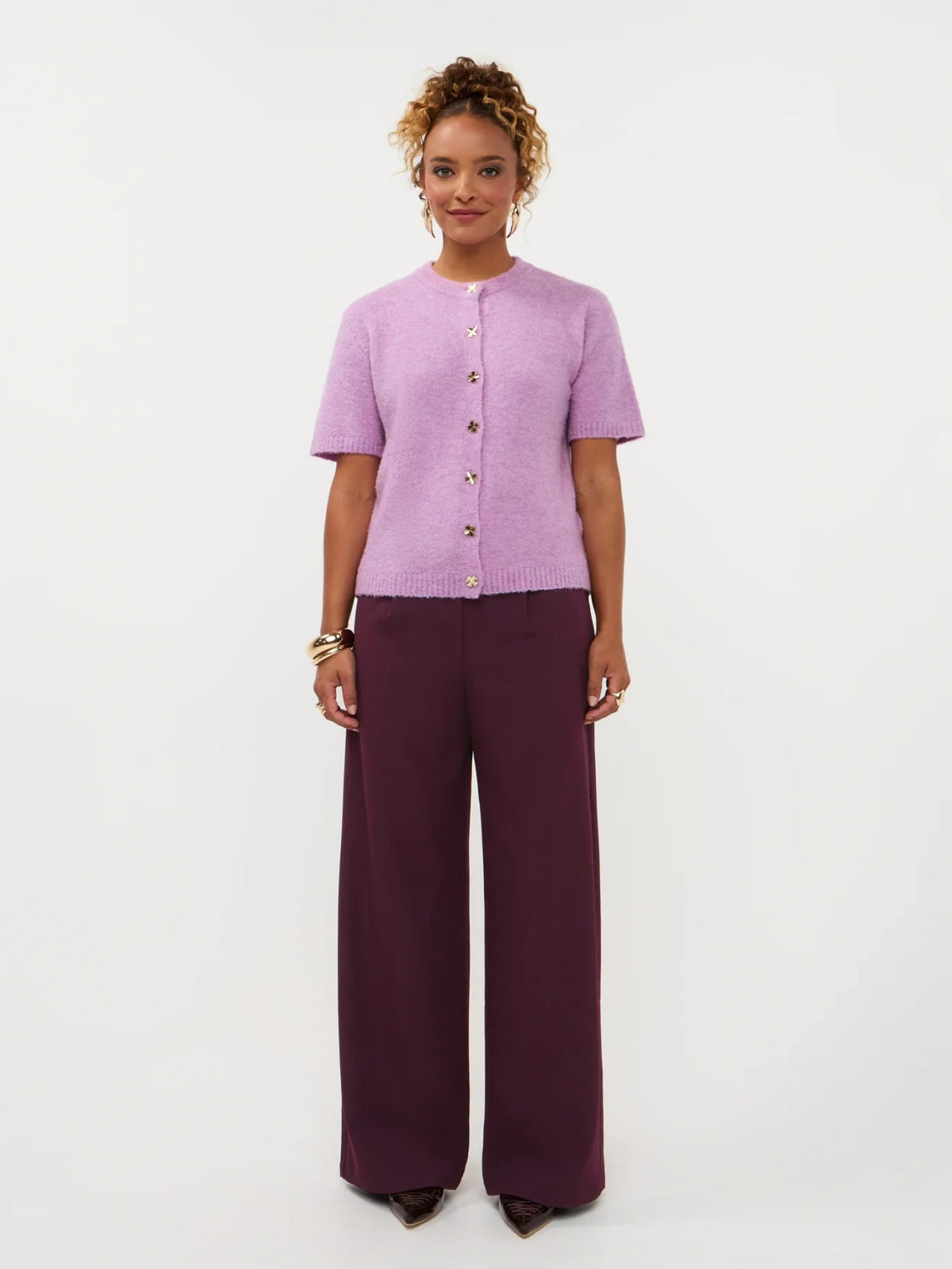 Pants Agatha | Aubergine | Ydence