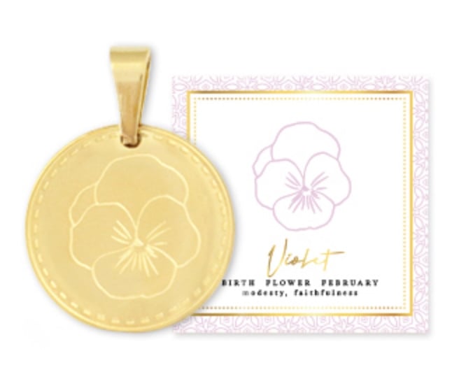 Birthflower necklace