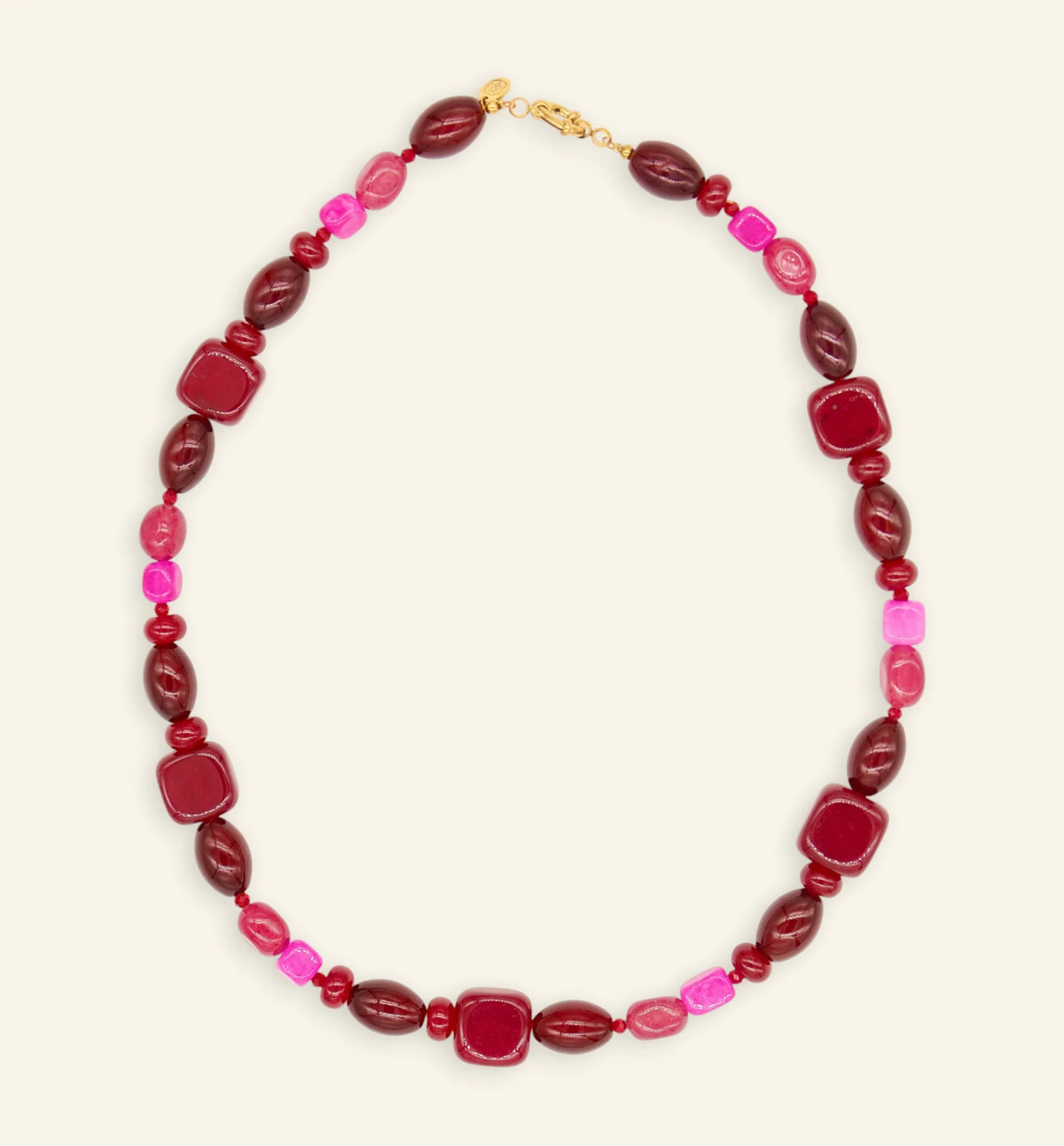 Burgundy Bloom ketting | Mable