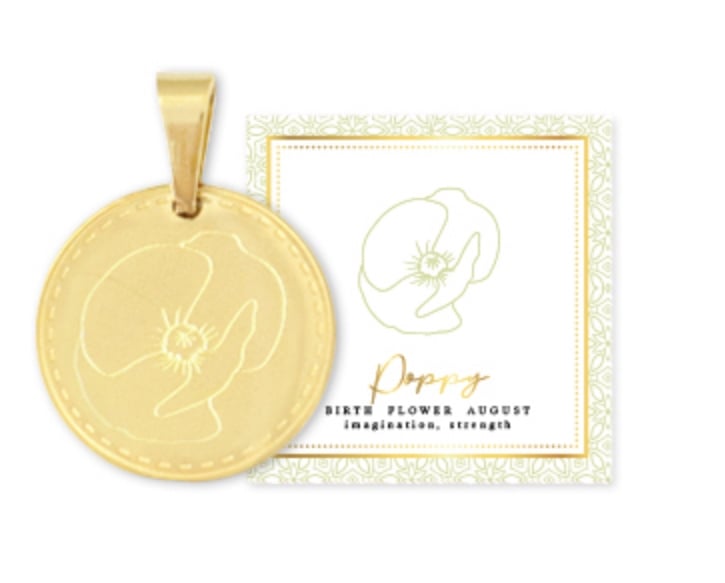 Birthflower necklace