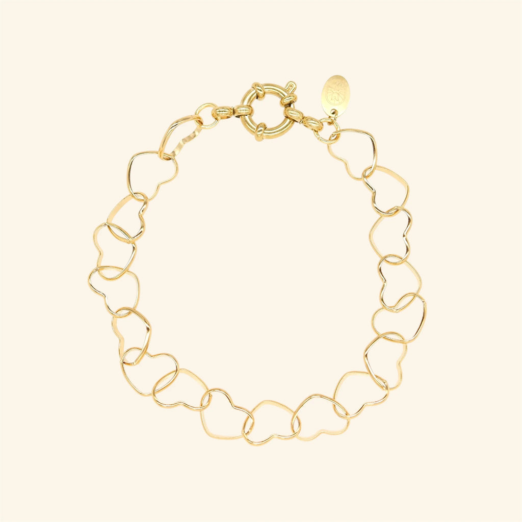 Endless love armband - zilver of goud | Mable