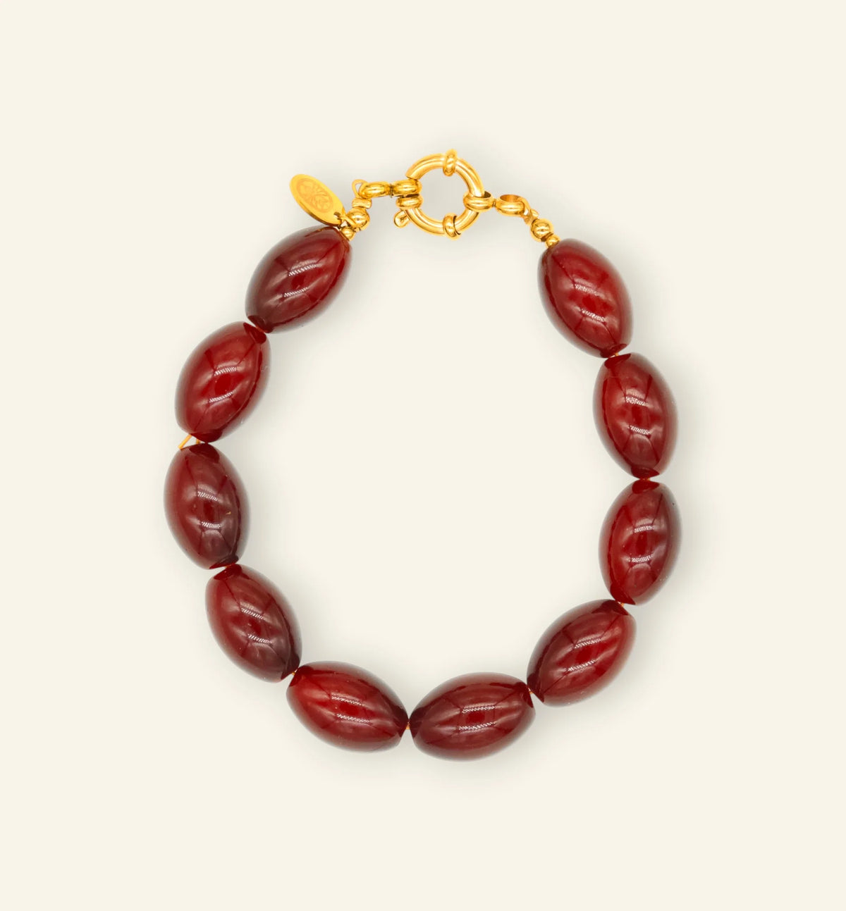Garnet Love armband | Mable