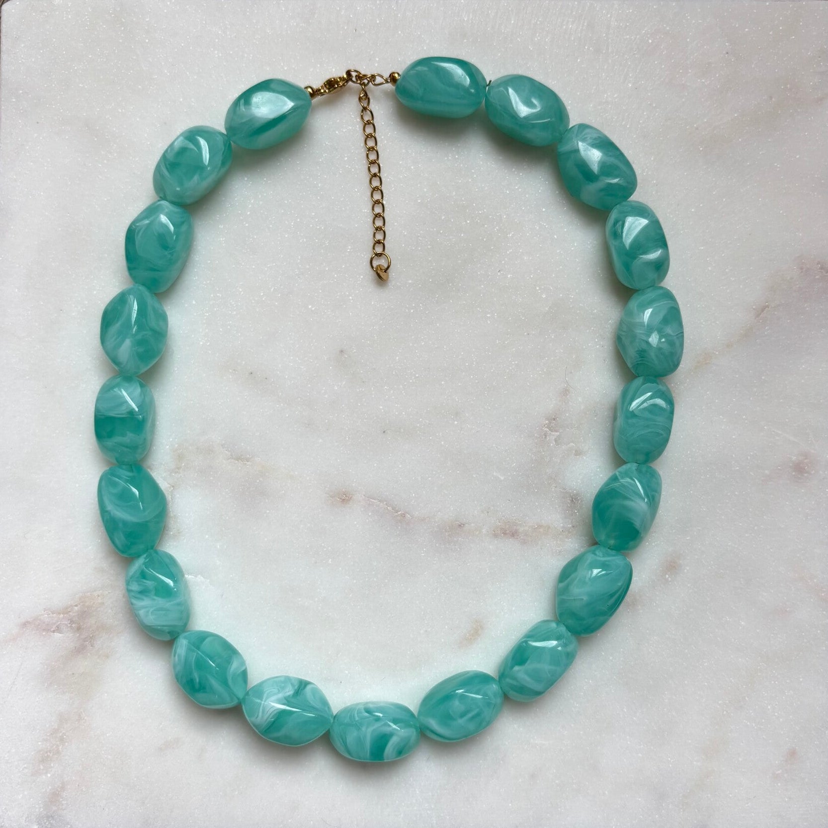 Nature blue necklace