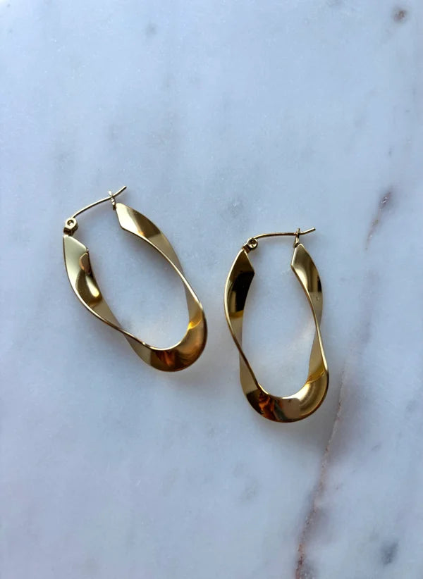 Wavey earrings