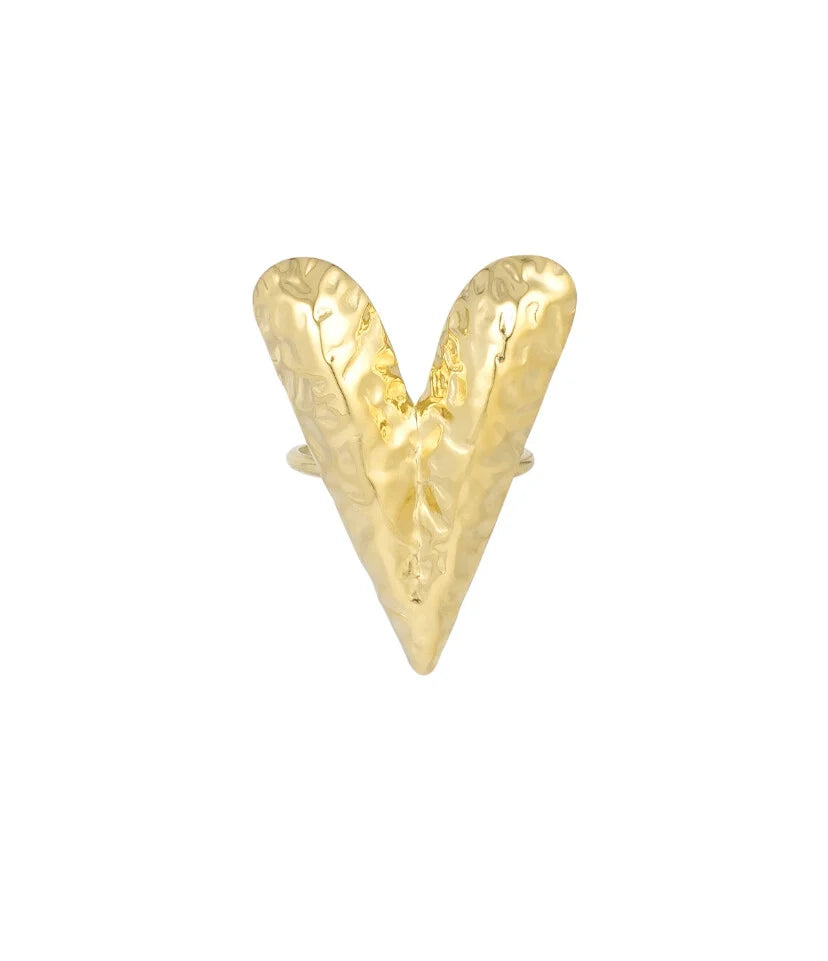 Big heart ring