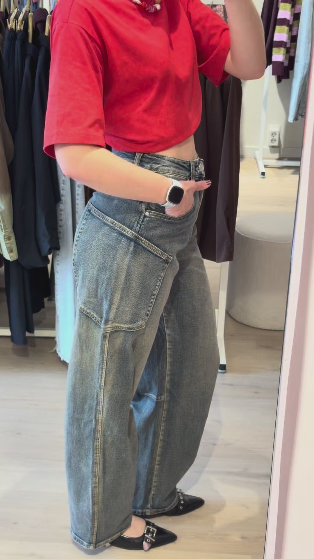Balloon jeans | Dirty Wash | Queen Hearts