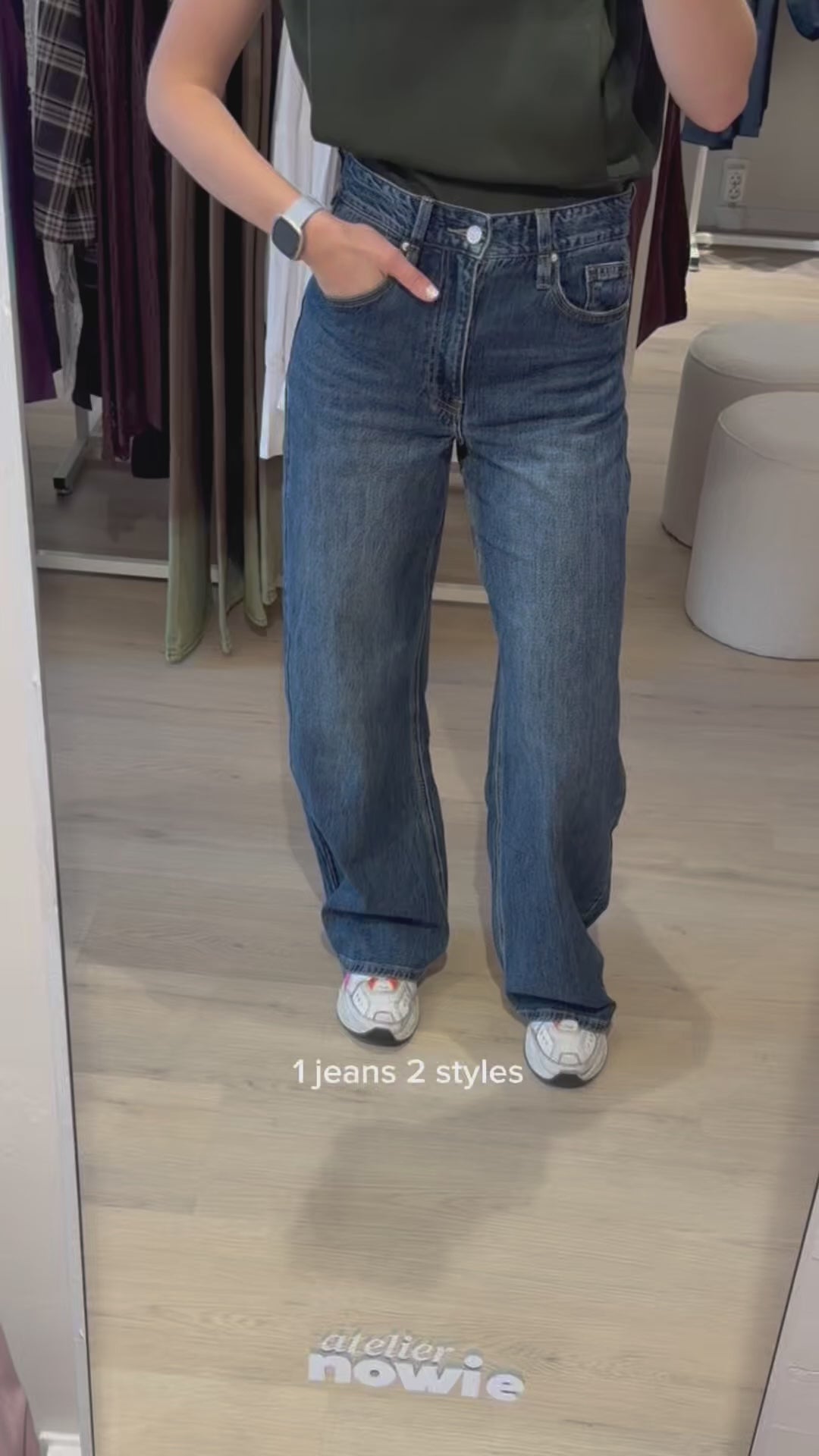 High waist jeans | Dark denim | Queen Hearts